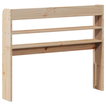 Kopfteil mit Ablagen 75 cm Massivholz Kiefer