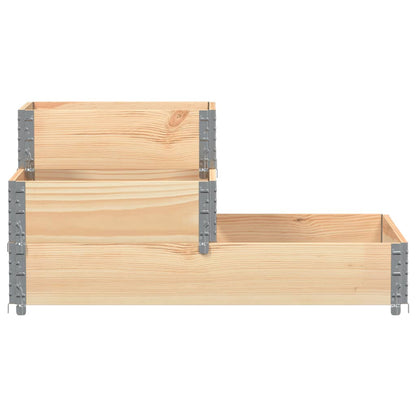 3 etagers højbed 120x80 cm massiv fyrretræ