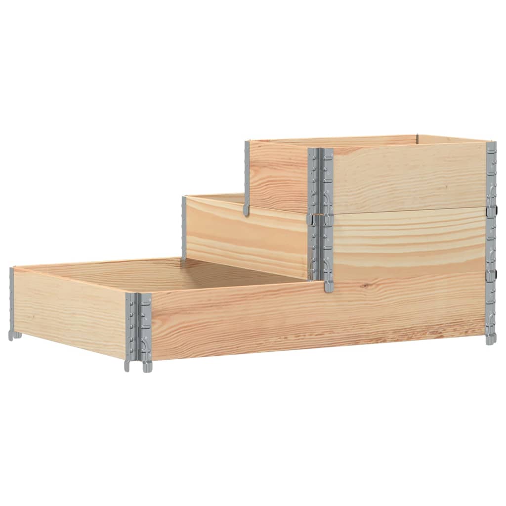 3 etagers højbed 120x80 cm massiv fyrretræ