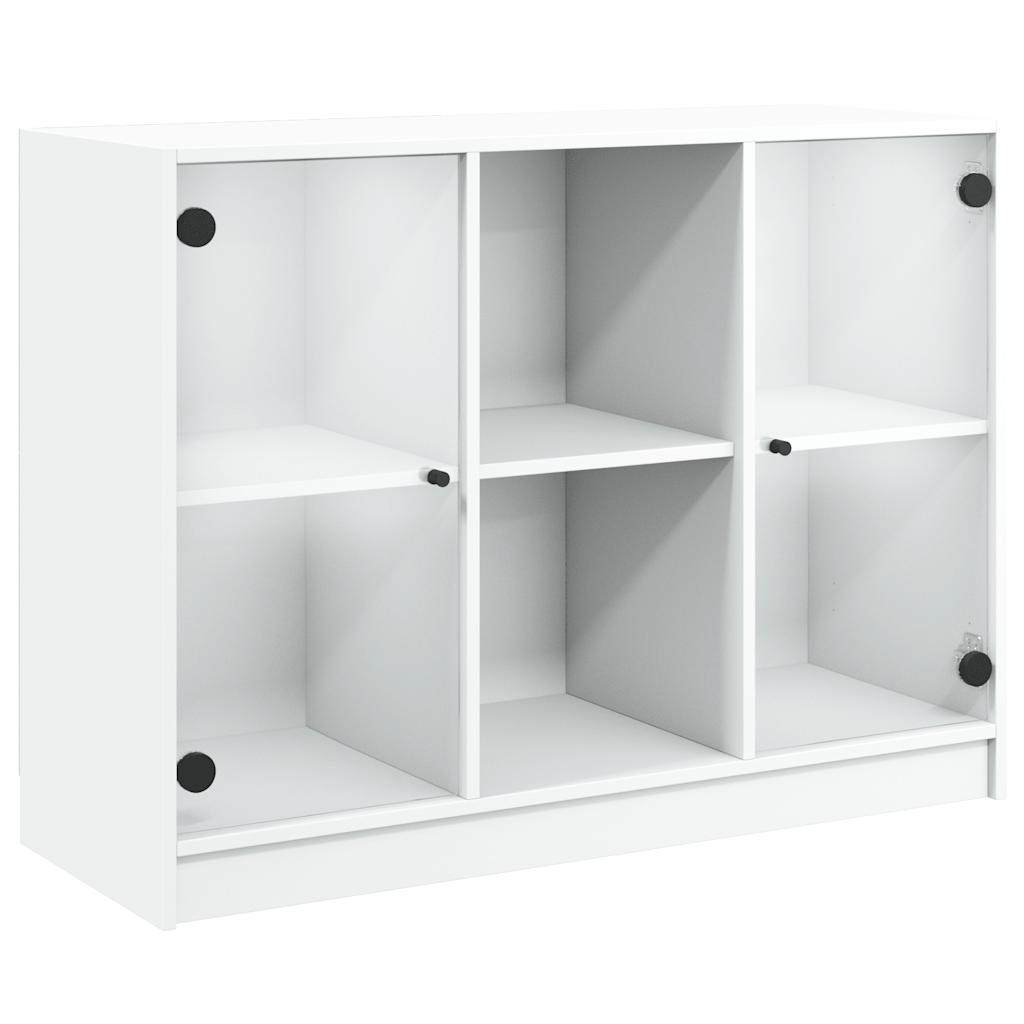 Sideboard Weiß 102x37x75,5 cm Holzwerkstoff