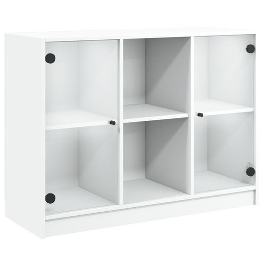 Sideboard Weiß 102x37x75,5 cm Holzwerkstoff