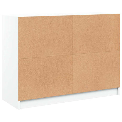 Sideboard Weiß 102x37x75,5 cm Holzwerkstoff