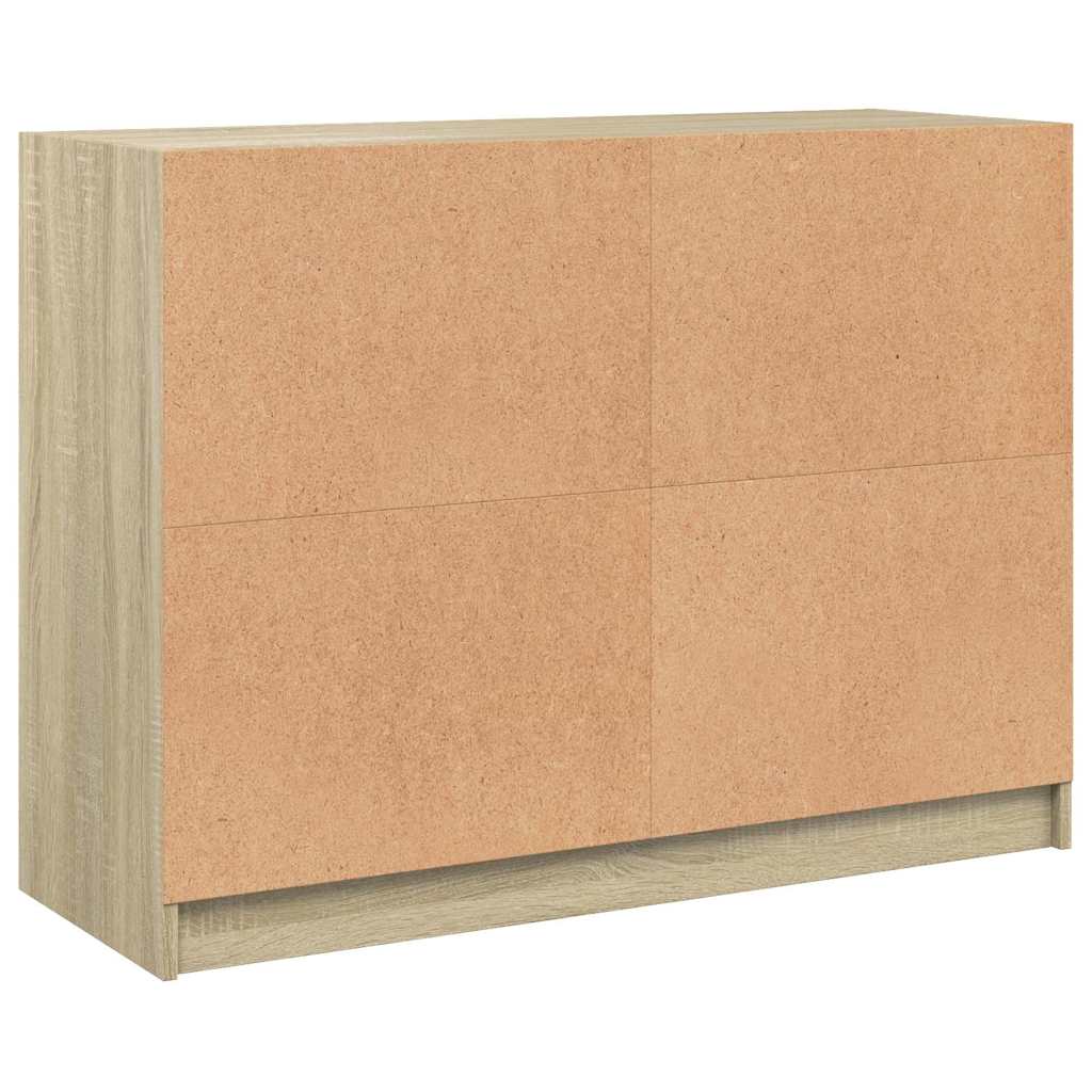 Sideboard Sonoma-Eiche 102x37x75,5 cm Holzwerkstoff
