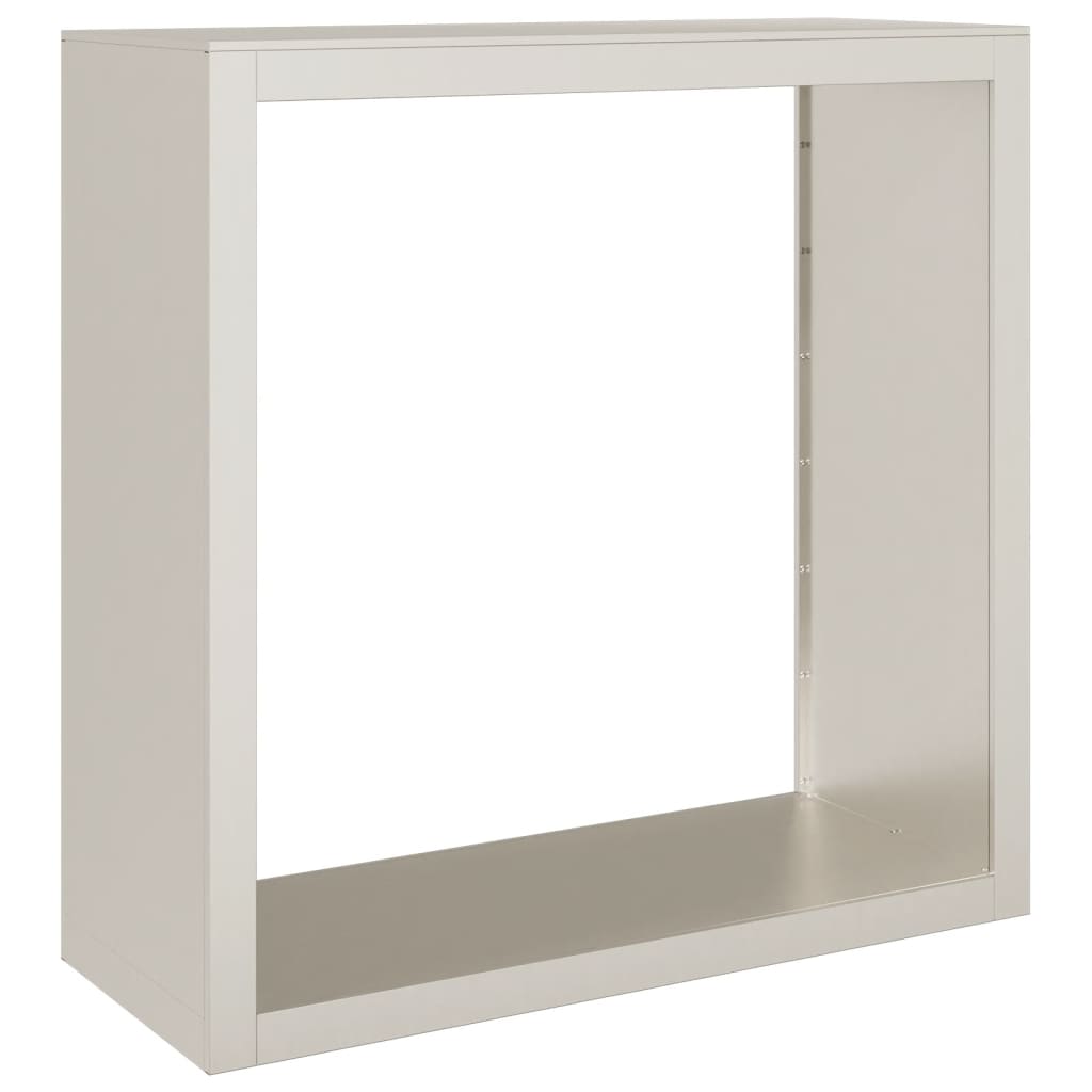 Brennholzregal 100x40x100 cm Wetterfester Stahl