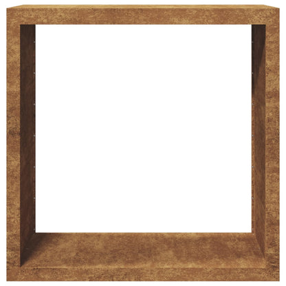 Brennholzregal 100x40x100 cm Wetterfester Stahl