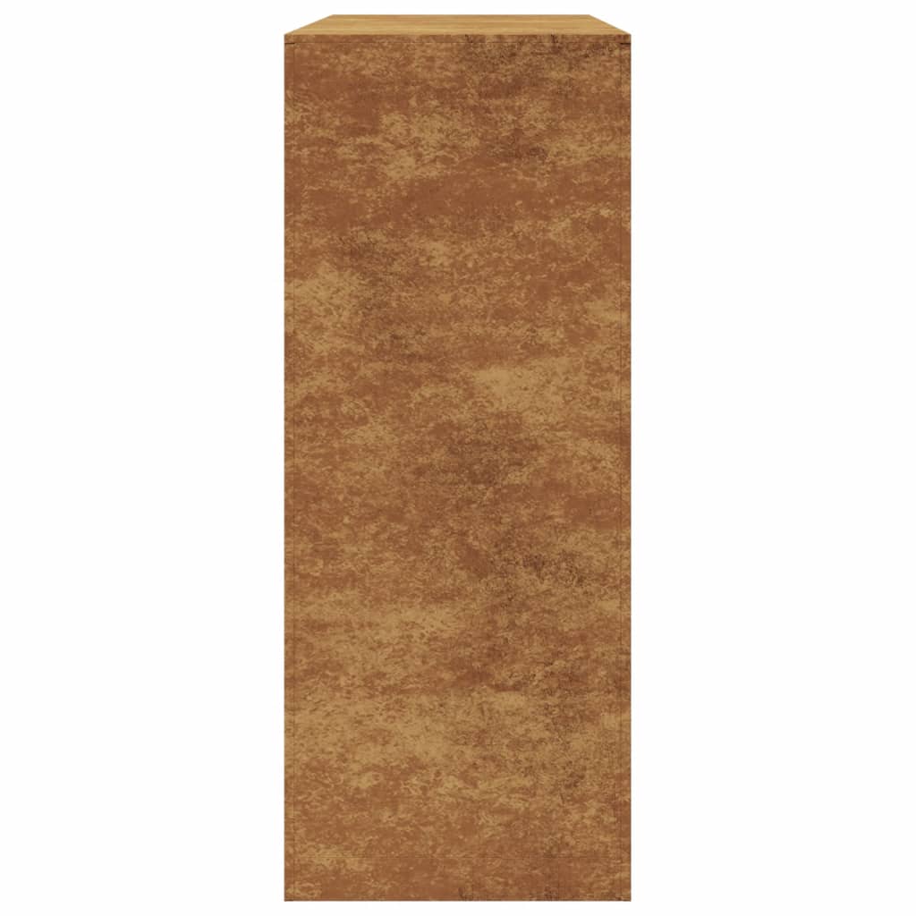 Brennholzregal 100x40x100 cm Wetterfester Stahl