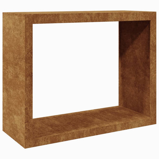 Brennholzregal 100x40x80 cm Wetterfester Stahl