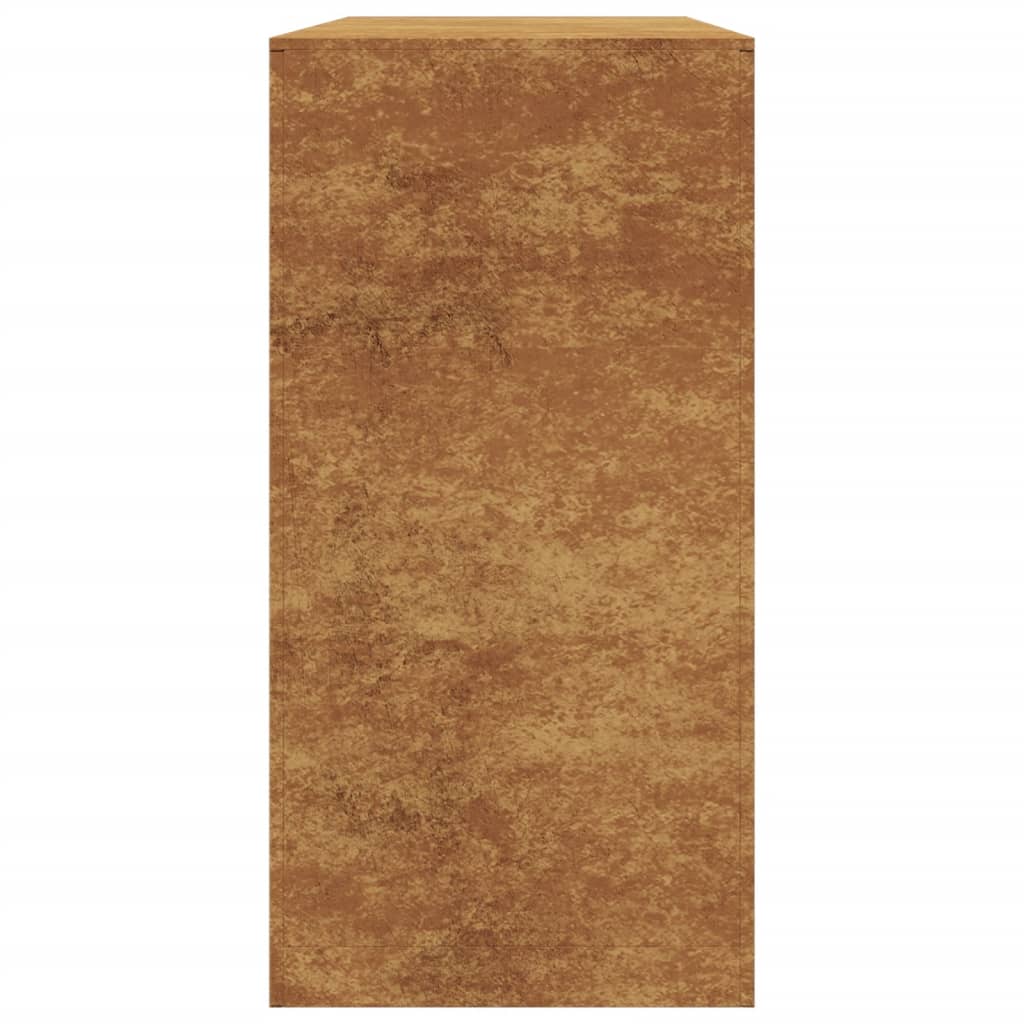 Brennholzregal 100x40x80 cm Wetterfester Stahl