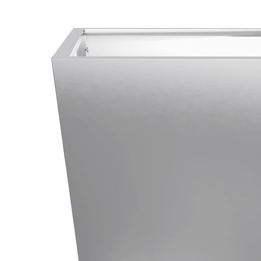 Pflanzkübel 50x50x50 cm Verzinkter Stahl