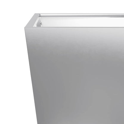 Pflanzkübel 50x50x50 cm Verzinkter Stahl