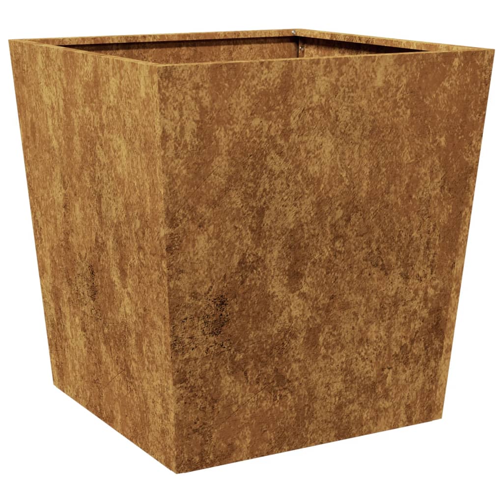 Pflanzkübel 2 Stk. 50x50x50 cm Wetterfester Stahl