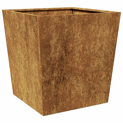 Pflanzkübel 2 Stk. 50x50x50 cm Wetterfester Stahl