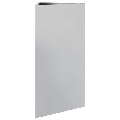 Plantepotte Trekantet 40x40x75 cm Galvaniseret stål