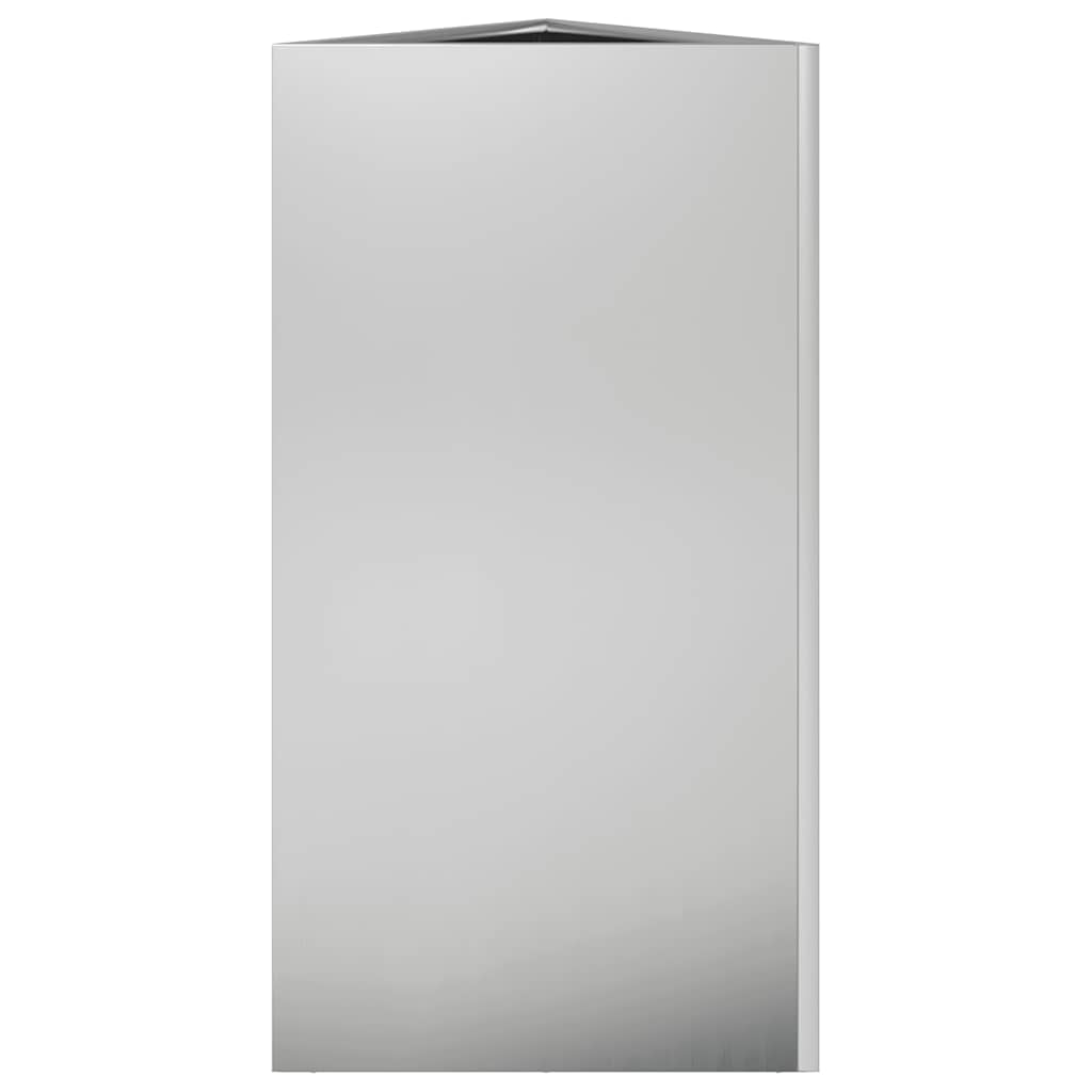 Plantepotte Trekantet 40x40x75 cm Galvaniseret stål