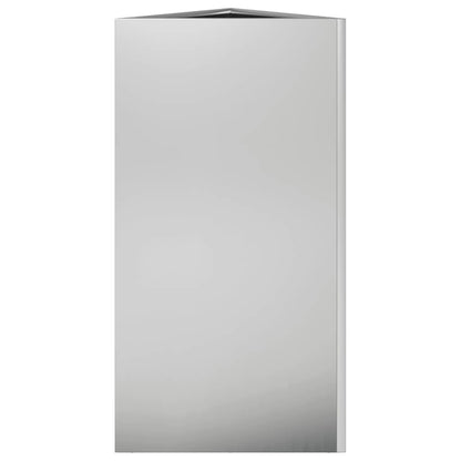 Plantepotte Trekantet 40x40x75 cm Galvaniseret stål