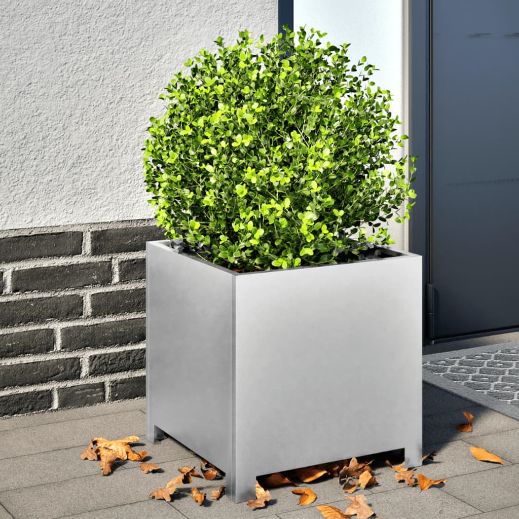 Plantekasse 40x40x40 cm Galvaniseret stål