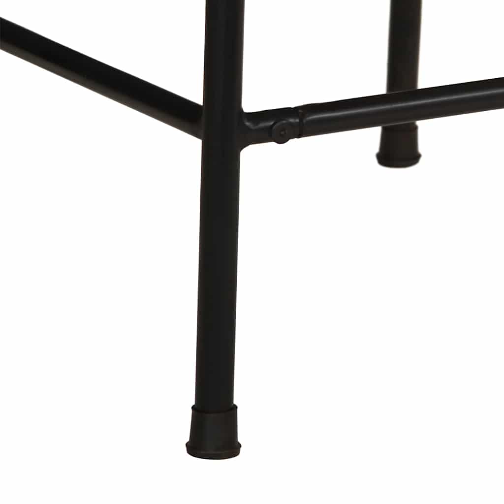 Barhocker 2 Stk. 46x35,5x80 cm Raues Mango Massivholz