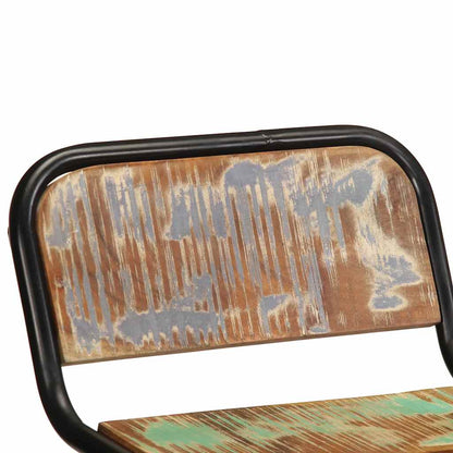 Barhocker 4 Stk. 46x35,5x70 cm Altholz Massivholz
