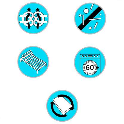 Boxspringmatratze 200x70x20 cm Mittelweich Stoff