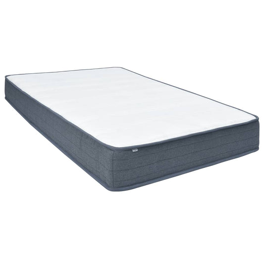 Boxspringmatratze 190x140x20 cm Mittelweich Stoff