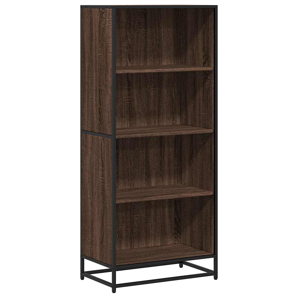 Bücherregal Braun Eichen-Optik 60x35x139 cm Holzwerkstoff
