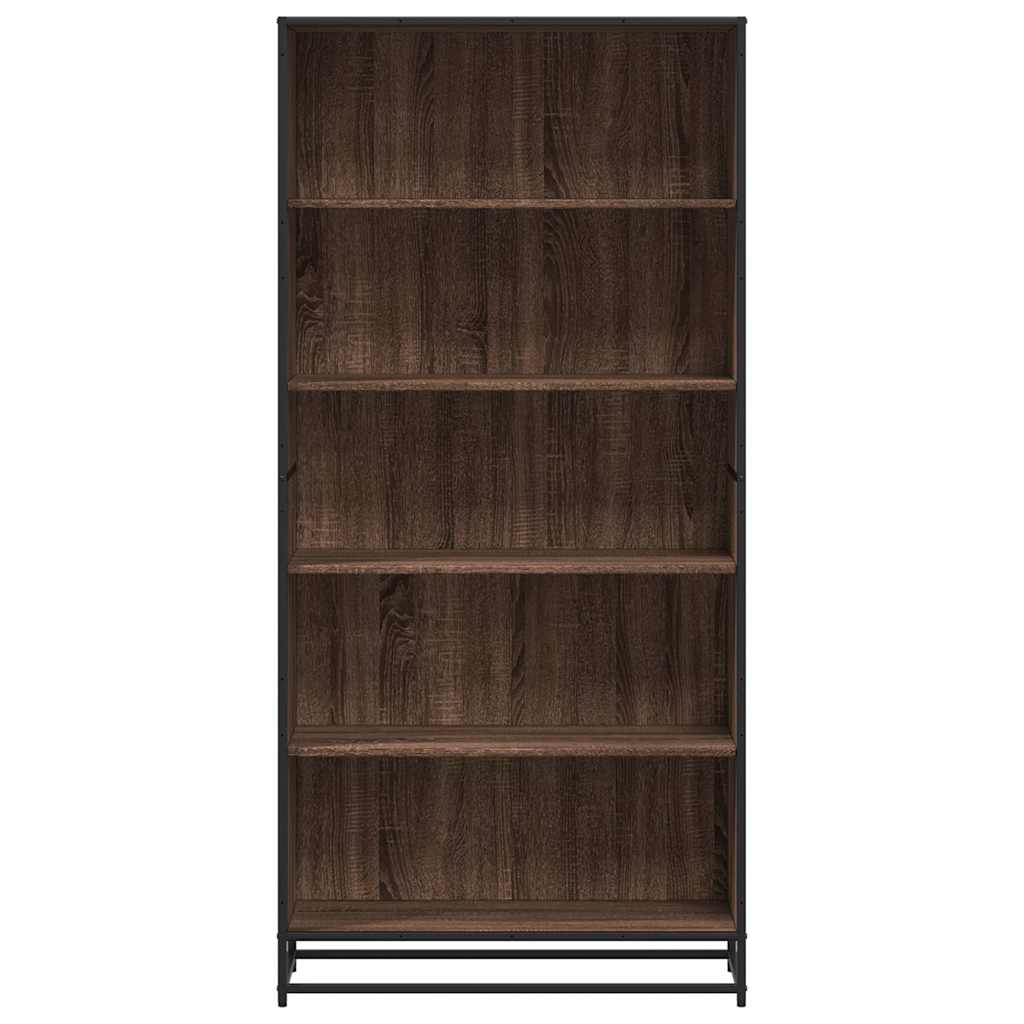 Bücherregal Räuchereiche 80,5x35x170,5 cm Holzwerkstoff