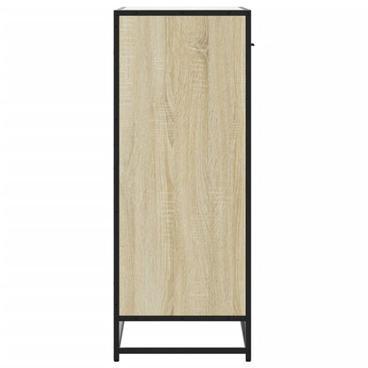 Schuhschrank Sonoma Eiche 75x38x97,5 cm Holzwerkstoff Metall