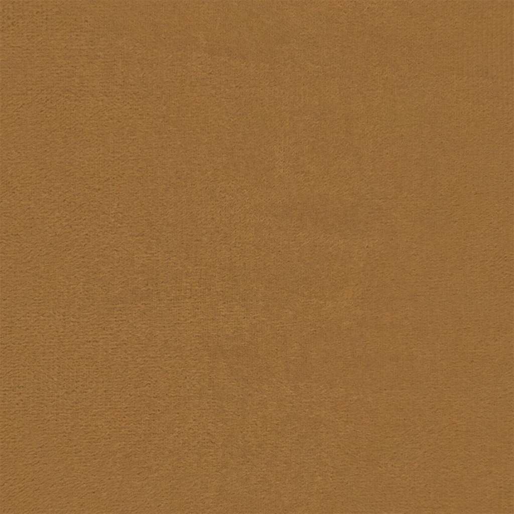 Sitzbank Braun 110x74x84 cm Samt