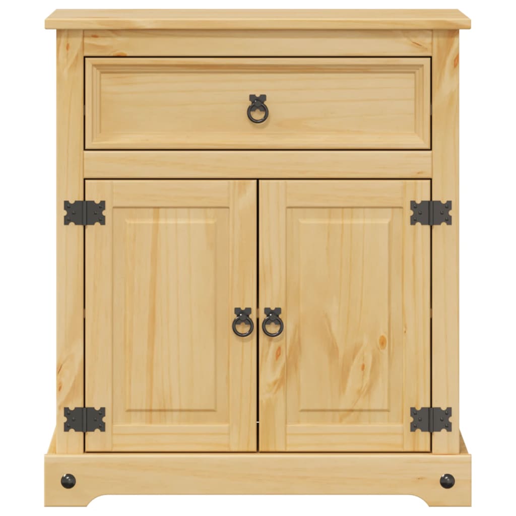 Badeværelsesskab Corona 70x33x80 cm massiv fyrretræ