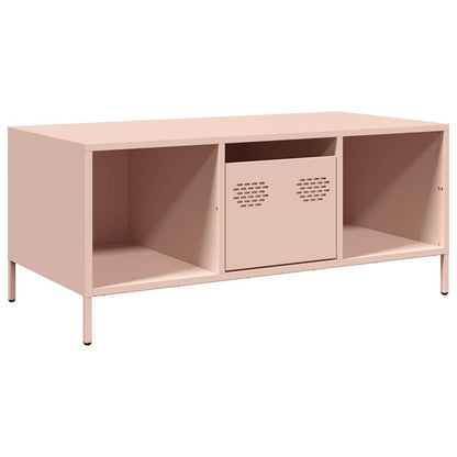 Sofabord Pink 101,5x50x43,5 cm Koldvalset stål