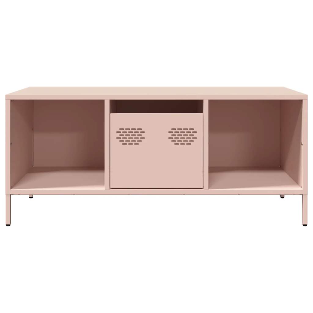 Sofabord Pink 101,5x50x43,5 cm Koldvalset stål