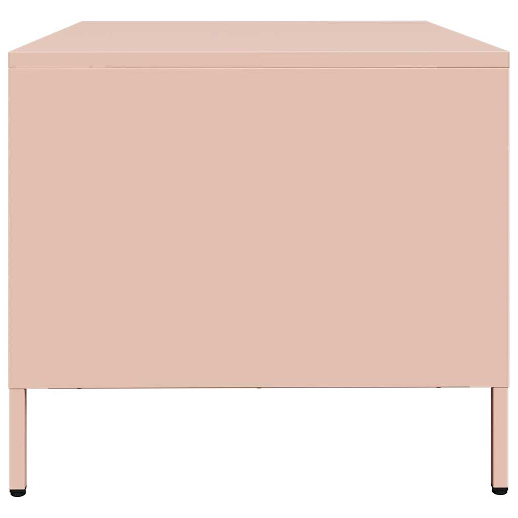Sofabord Pink 101,5x50x43,5 cm Koldvalset stål