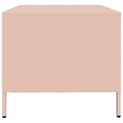 Sofabord Pink 101,5x50x43,5 cm Koldvalset stål