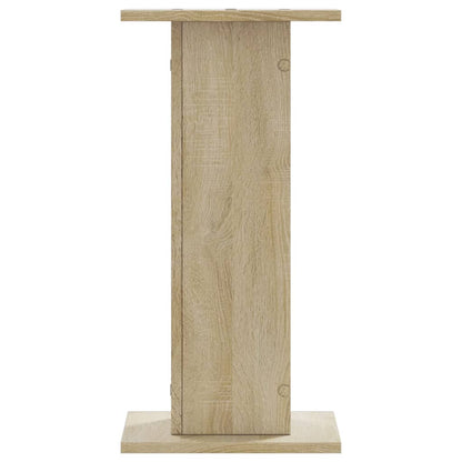 Lautsprecherständer 2Stk. Sonoma-Eiche 30x30x60cm Holzwerkstoff