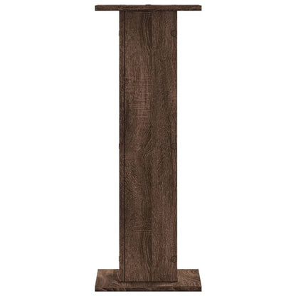 Lautsprecherständer 2 Stk. Braun Eichen-Optik 30x30x80 cm