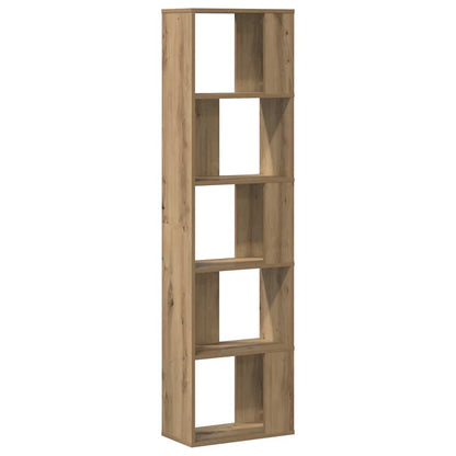 Bücherregal 5 Böden Artisan-Eiche 45x23,5x162,5 Holzwerkstoff