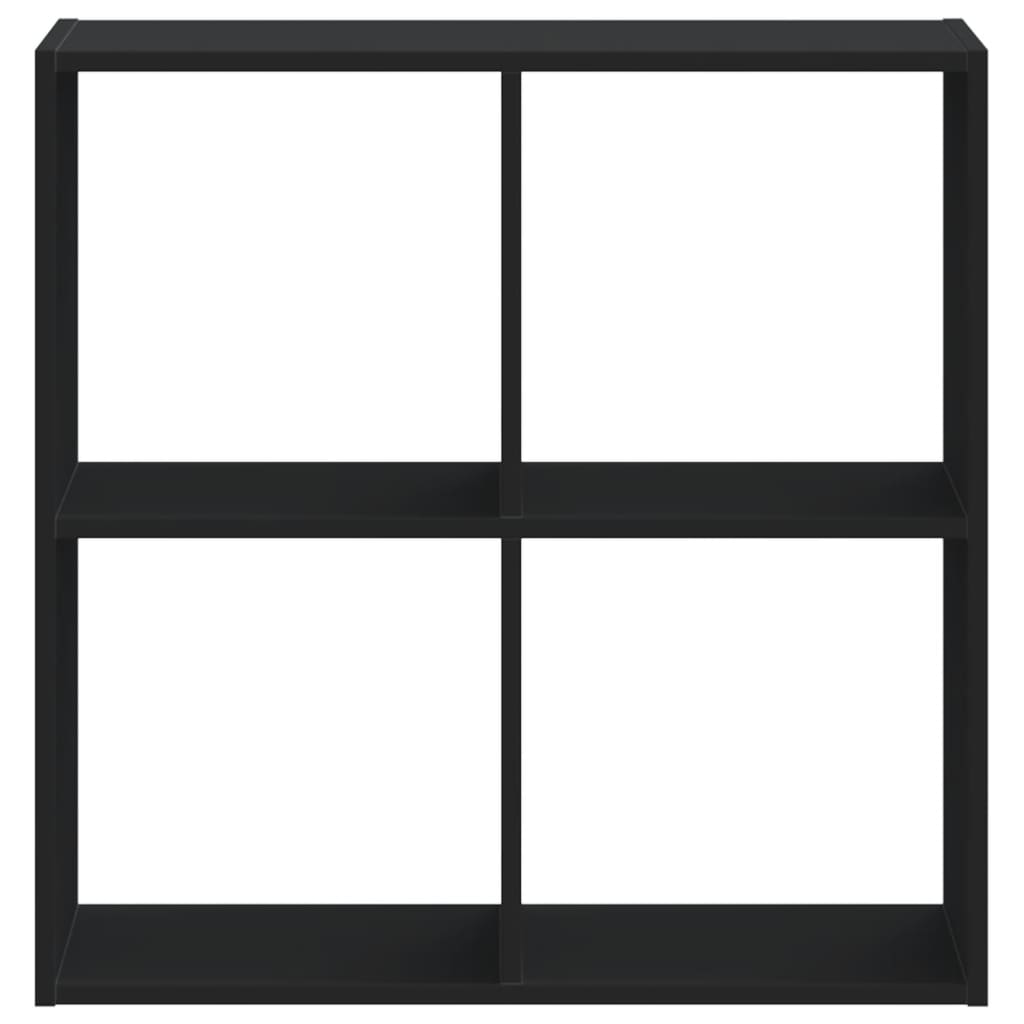 Bücherregal Schwarz 68,5x32x68,5 cm Holzwerkstoff