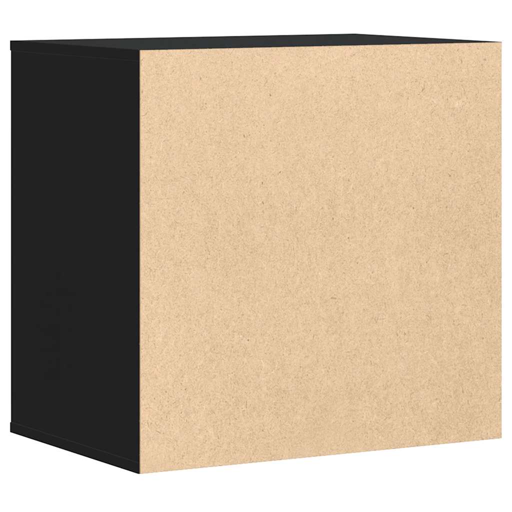 Kommode Schwarz 60x41x58 cm Holzwerkstoff