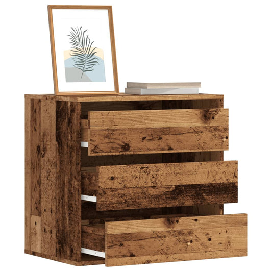 Kommode Altholz-Optik 60x41x58 cm Holzwerkstoff