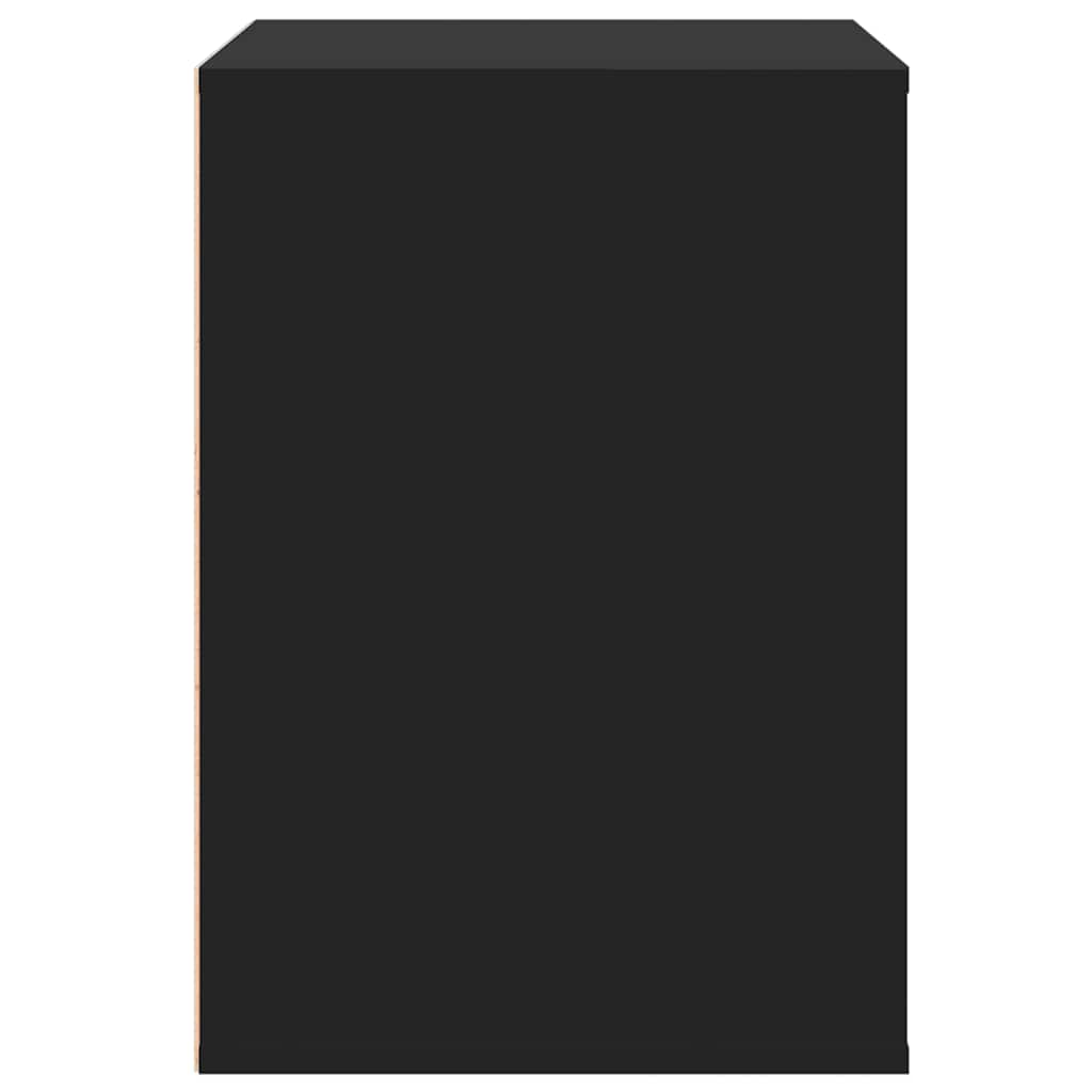 Kommode Schwarz 80x41x58 cm Holzwerkstoff