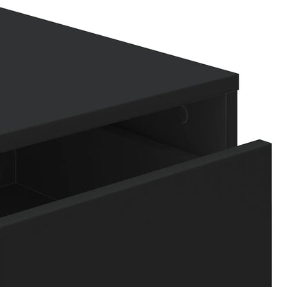 Kommode Schwarz 80x41x58 cm Holzwerkstoff