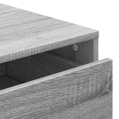 Kommode Grau Sonoma 80x41x58 cm Holzwerkstoff