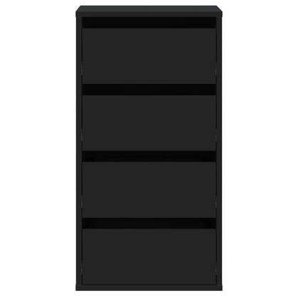 Kommode Schwarz 40x41x76 cm Holzwerkstoff