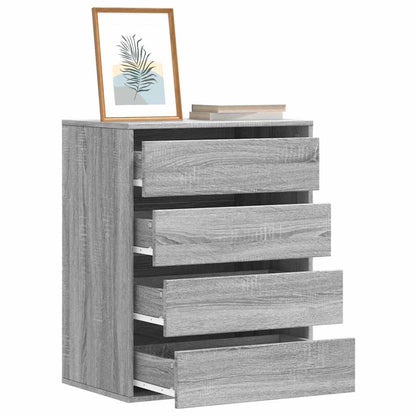 Kommode Grau Sonoma 60x41x76 cm Holzwerkstoff