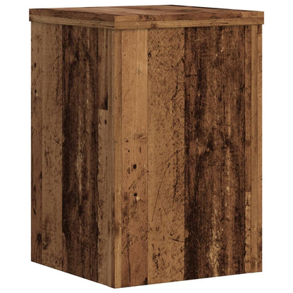 Pflanzenständer 2 Stk. Altholz-Optik 20x20x30 cm Holzwerkstoff