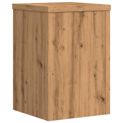 Pflanzenständer 2 Stk. Artisan-Eiche 25x25x35 cm Holzwerkstoff
