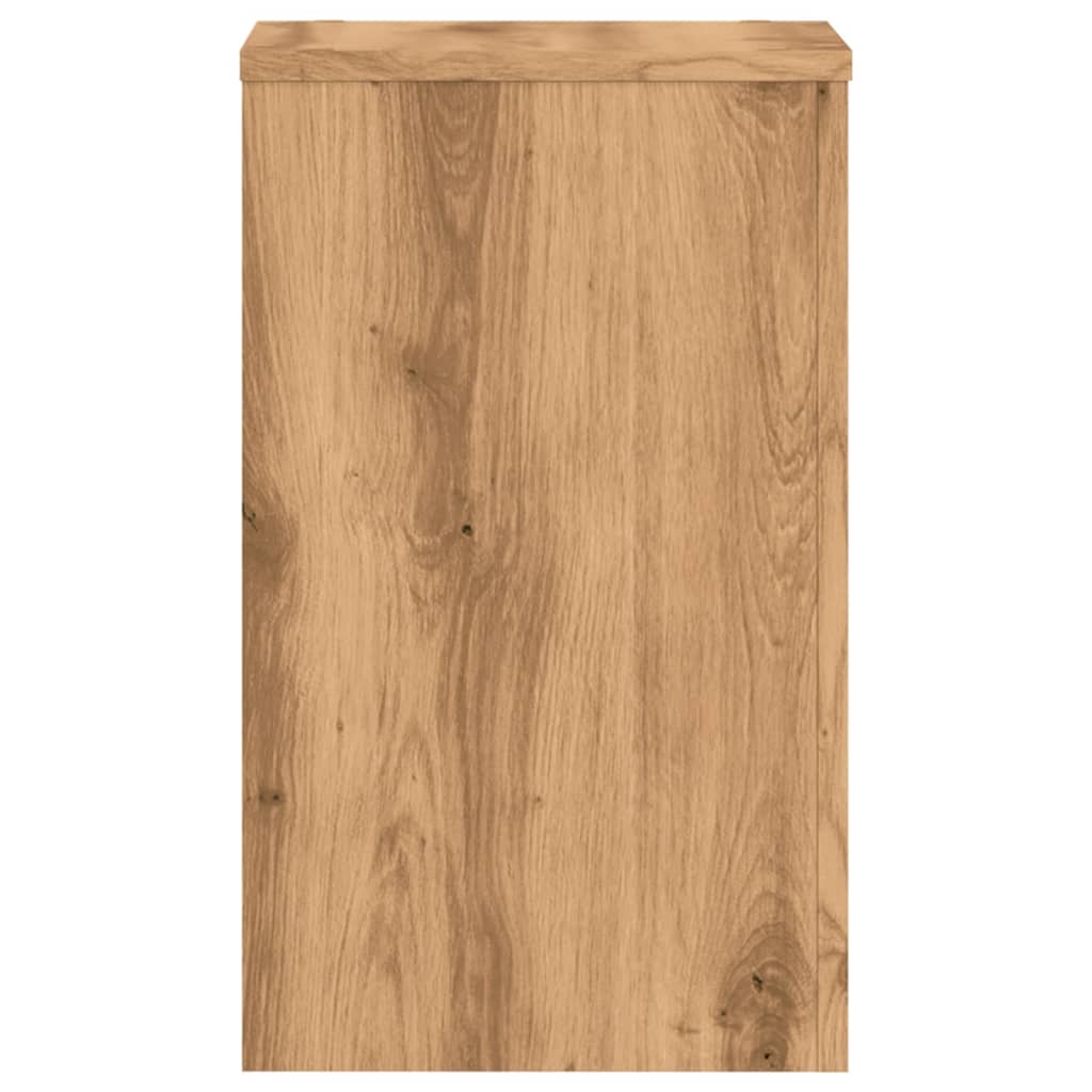 Pflanzenständer 2 Stk. Artisan-Eiche 30x30x50 cm Holzwerkstoff