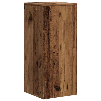Pflanzenständer 2 Stk. Altholz-Optik 30x30x70 cm Holzwerkstoff