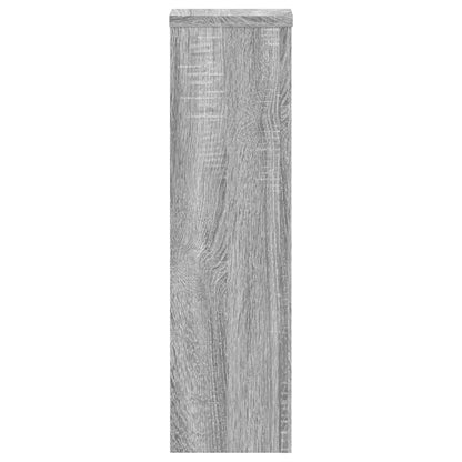 Pflanzenständer 2 Stk. Grau Sonoma 17x17x60 cm Holzwerkstoff