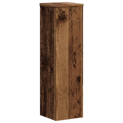 Pflanzenständer 2 Stk. Altholz-Optik 17x17x60 cm Holzwerkstoff